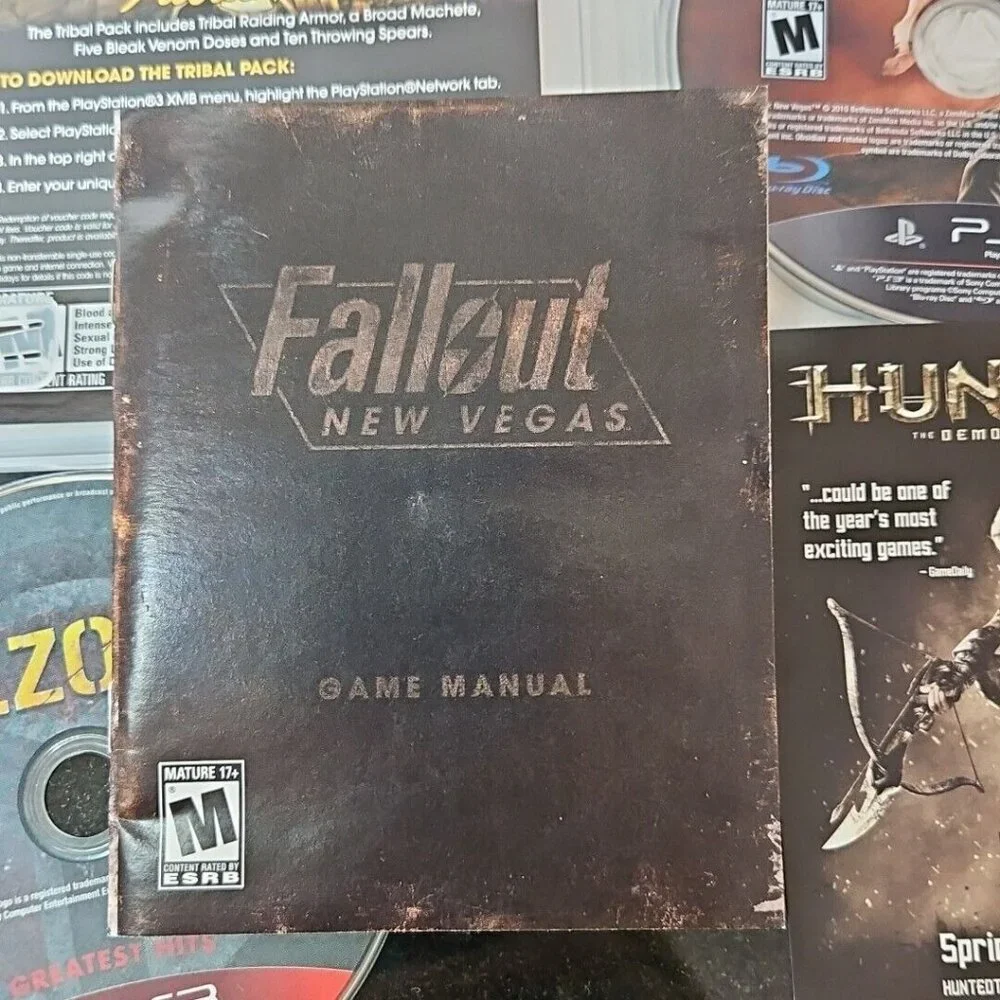 Fallout PlayStation 3 PS3 Game New Vegas Sony CIB Complete + Killzone Playlist